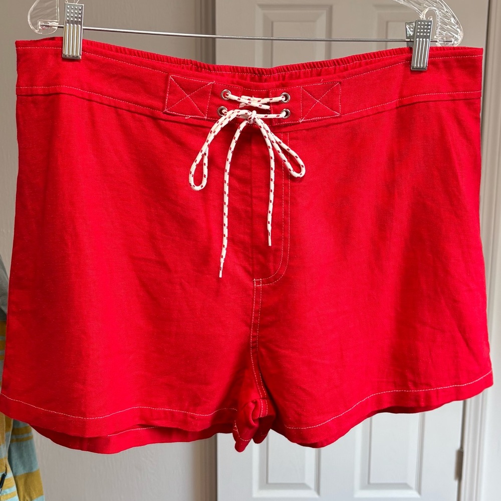 nwot linen blend retro style board shorts, Wild Fable size XL